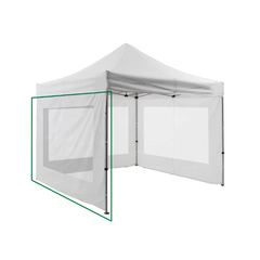 Pared blanca/transparente para gazebo de 3 m x 1 unidad cod.31300000