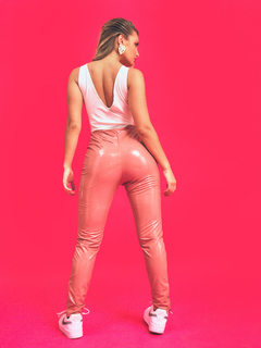 Pantalon vinilo Mia rosa - tienda online