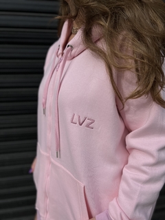 Campera level up rosa - comprar online