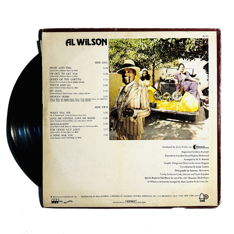 Al Wilson – Show And Tell Vinilo LP USA 1973 VG+ Funk, Soul