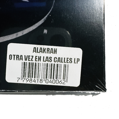 Alakran – Otra Vez En Las Calles Vinilo LP Nuevo ARG 2022 Heavy