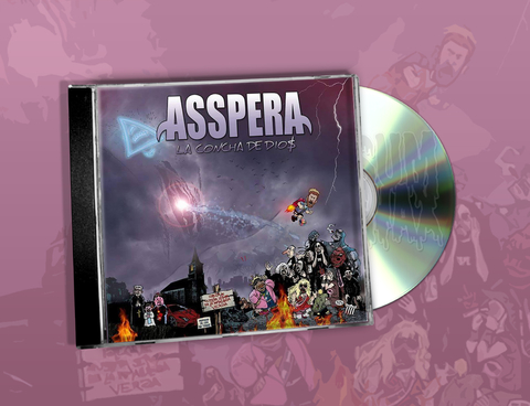 Asspera ‎– La Concha De Dio$ CD Nuevo 2017 - comprar online