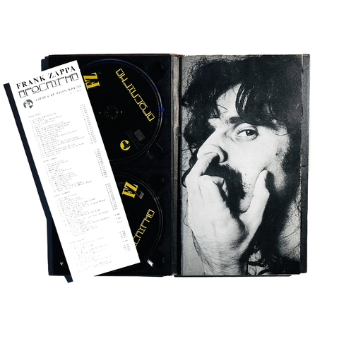 Frank Zappa – APOCRYPHA (Thirty Years Of Frank Zappa) CD BOX SET + LIBRO / Italia 1994 - MUY Raro