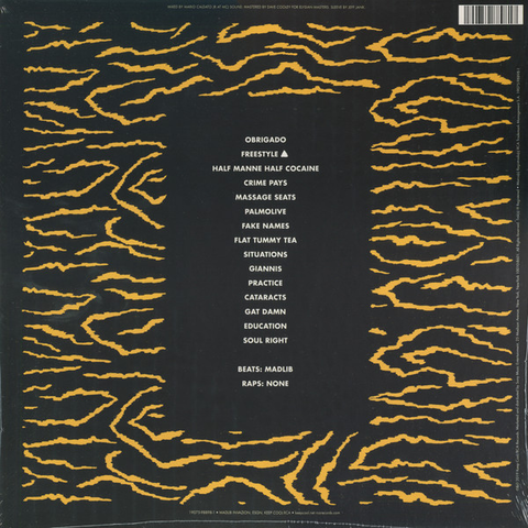 Freddie Gibbs & Madlib – Bandana Beats (Instrumental) Vinilo LP NUEVO Hip Hop