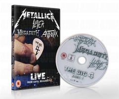 Metallica, Slayer, Megadeth & Anthrax ‎– The Big 4: Live From Sofia, Bulgaria 2DVD Argentina Excelente 2010 Thrash Metal