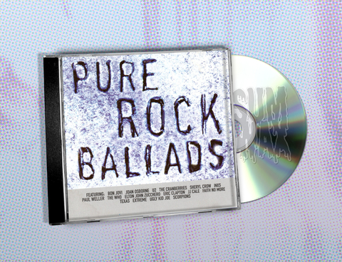 Varios ‎– Pure Rock Ballads CD Compilado Pop Rock 1996 Argentina