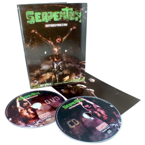 Serpentor ‎– Autodestruccion CD/DVD Excelente Thrash Death Metal Argentina