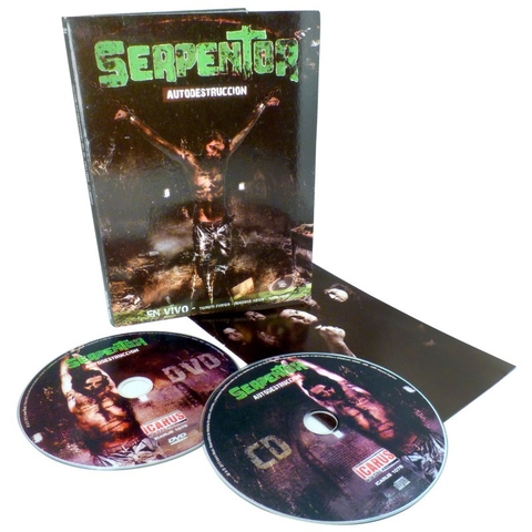 Serpentor ‎– Autodestruccion CD/DVD Nuevo Sellado Thrash Death Metal Argentina