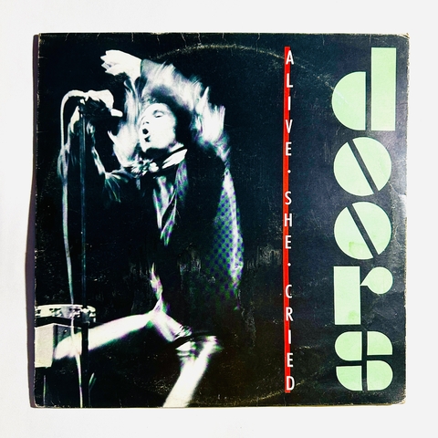 The Doors – Alive, She Cried Vinilo LP 1983 Italia VG+