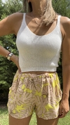 Top de hilo blanco