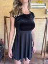 Vestido negro Promesse - comprar online