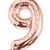 Globo "Numero" Rose Gold 40 cm - tienda online