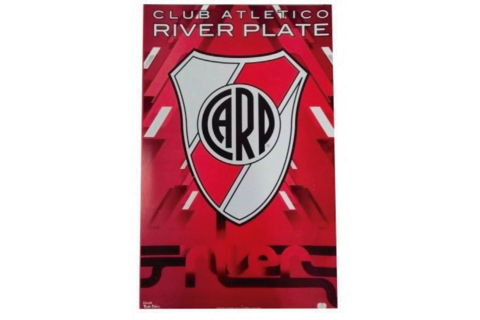 Afiche River Plate "CLUB ATLETICO RIVER PLATE"