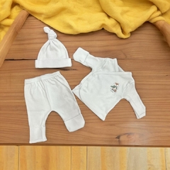 Set de 3 piezas prematuro estampa ¨Brrr¨ PICOLO