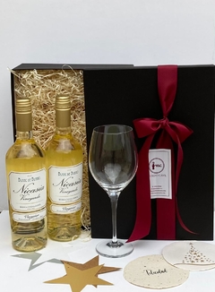 Box Nicasia Blanc de Blancs x 2 + Copon de Cristal