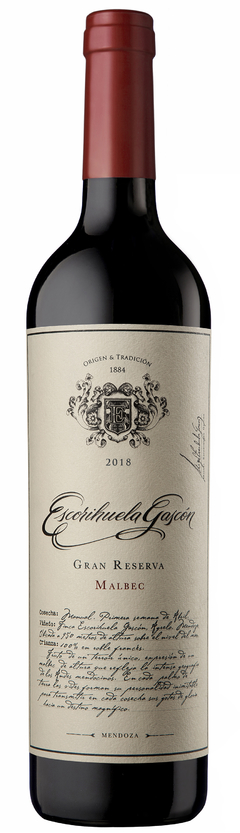 ESCORIHUELA GASCON GRAN RESERVA MALBEC ORGANIC VINEYARD X 6 BOTELLAS