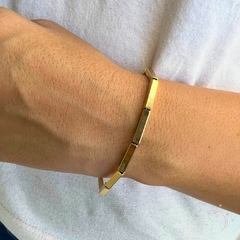 Pulseira Canutilho Fecho Boia18cm banhado em ouro 18k - comprar online