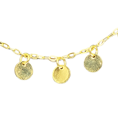 Gargantilha Choker Chapinhas folheado em ouro 18k - comprar online