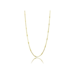 Gargantilha Choker Veneziana Detalhada folheado em ouro 18k