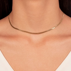 Gargantilha Choker Fita folheado em ouro 18k - comprar online