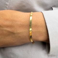 Pulseira Fita banhado em ouro 18k