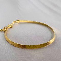 Pulseira Fita banhado em ouro 18k na internet