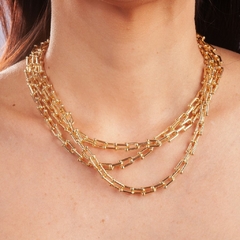 Choker Tiffany banhado em ouro 18k