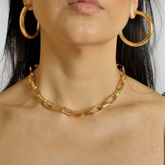 Choker Elos banhado em ouro 18k - comprar online