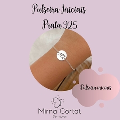 Pulseira Iniciais Prata 925