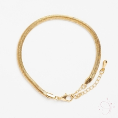 Pulseira Lacraia banhado em ouro 18k - comprar online