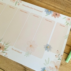 Planner Block A4 Acuarela Floral - De Papel