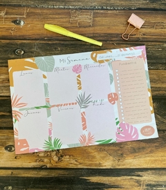 PLANNER BLOCK A4 TROPICAL