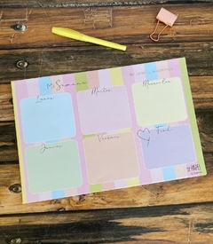 PLANNER BLOCK A4 COLORS