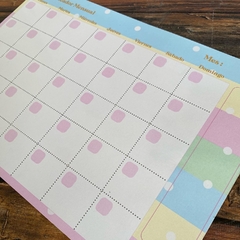 PLANNER PASTEL LUNARES MENSUAL - comprar online