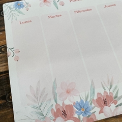 PLANNER ACUARELA FLORAL - comprar online