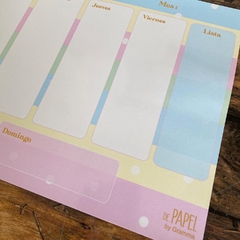 PLANNER PASTEL LUNARES SEMANAL - tienda online