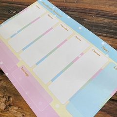 PLANNER PASTEL LUNARES SEMANAL - comprar online