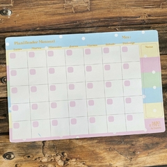 PLANNER PASTEL LUNARES MENSUAL