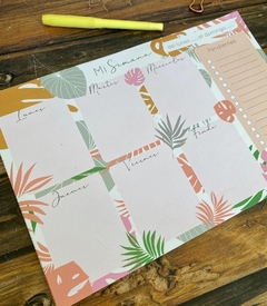 PLANNER BLOCK A4 TROPICAL - comprar online