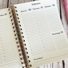 AGENDA BELIEVE SEMANAL - comprar online