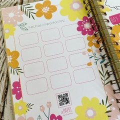 AGENDA FLOWER SEMANAL - tienda online