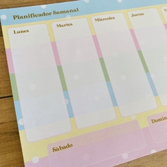 Planner Block A4 Pastel Lunares - De Papel