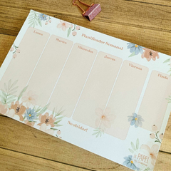 Planner Block A4 Acuarela Floral - comprar online