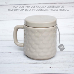TAZA CON TAPA - MODELO ESPIGA - tienda online