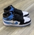 Air Jordan 1 Mid Preto/ Branco/ Azul - comprar online