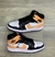 Air Jordan 1 Mid Preto/ Branco/ Laranja - comprar online