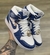 Air Jordan 1 Mid Branco/ Azul (jeans)