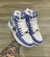 Air Jordan 1 Mid Branco/ Azul