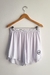 Short CDF "World" UV 50+ (Branco) com símbolo silkado (Roxo)