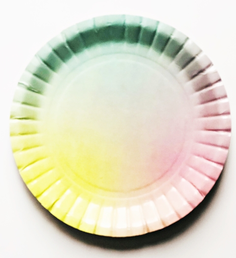 Plato Pastel Multicolor x 10 un